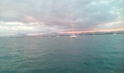 Nadi bay: Yachts anchored with us in Nadi bay, close to Denerau Marina entrance.  