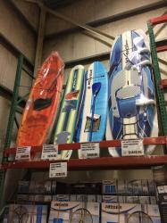 Standup paddleboards: Not too sure about the quality, but to a  novice, the price seemed pretty good