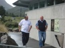 Johan and Petrus catching up on old times, walking back from the ablution facilities at Arthur