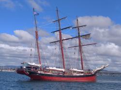 Tall ship visiting Tauranga 