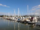 Ntombi is one of the many boats in the Opua Marina