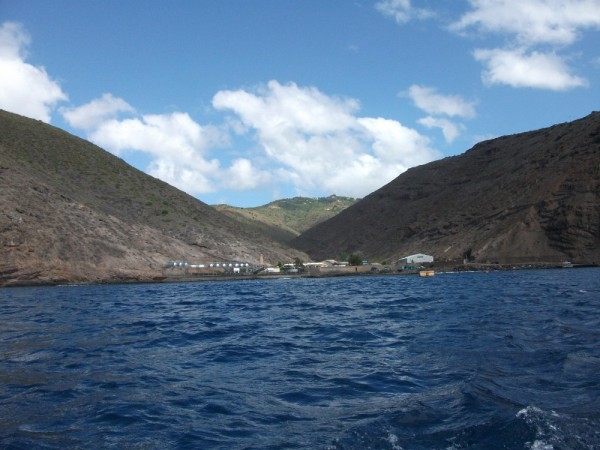 Jamestown in the valley of St Helena