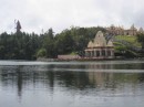 There are several temples scattered around the lake.  This one was located on the shore opposite the area of the main festivities. 