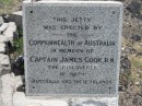 This separate marker commemorates the Australian contribution to the site.