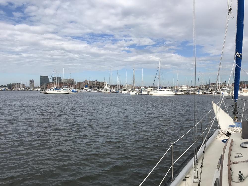 Baltimore inner harbor anchorage
