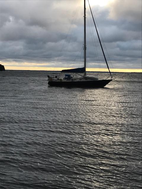 At anchor: Anchored at Horseshoe Island