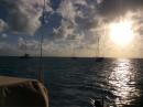 Anchored in Thompson Bay, Long Island, Bahamas: Dawn Rae, Reflections & MiJoy