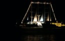 New Year in North Sound - mega lit up yacht