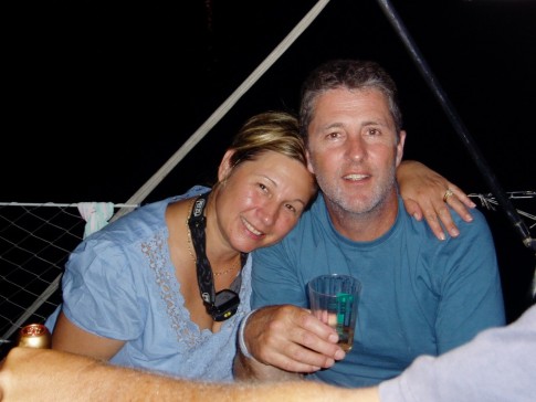 What a lovely couple - Jim and Wendy, New Year