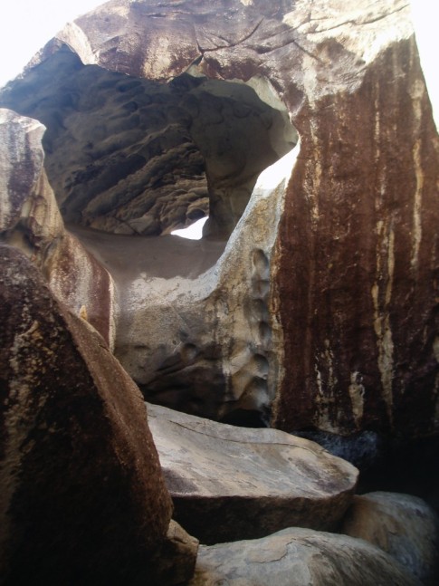 Rock formation at "The Baths" VG