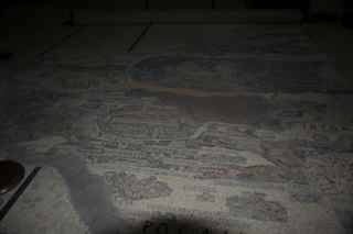 Jordan Madaba church floor mosaic map