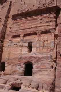 Petra Royal Tomb coloured face