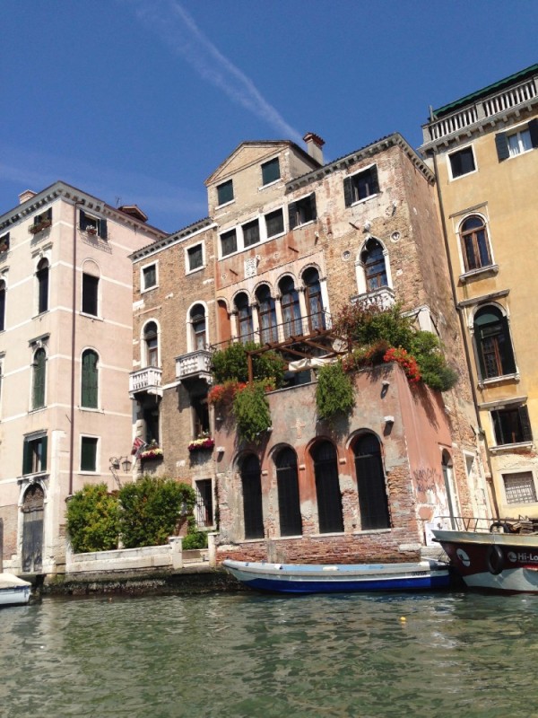 So many buildings with tons of character in Venice