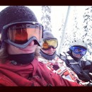 Thanks Amy for this picture of us on the chairlift
