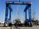 Marmaris Yacht marine launcher, we look small in comparison