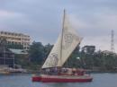 Traditional Sailing Canoe: Traditional Sailing Canoe used for tourists in Port Vila
