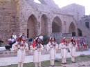 Girl dancers at the Castle reception in Girne