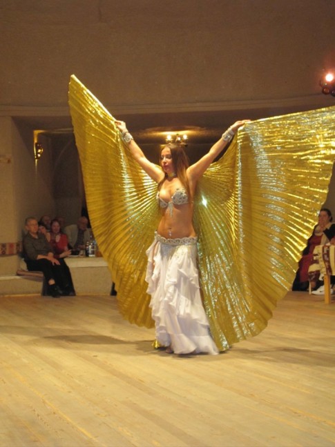 Just one of many belly dancers
