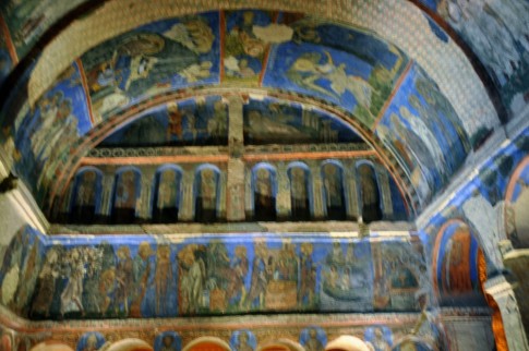 Close up of fresco