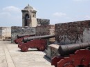 Canons and look out at the Fort