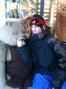 Edwin with Bear friend in Whistler
