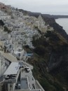 Santorini or as it is also called Thira on the edge of the cliff