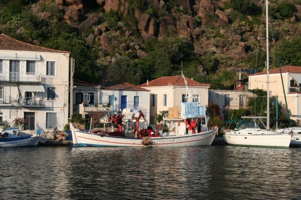Fishing boat at Poros harbor