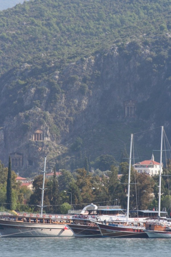 Cliff tombs over Fethiye