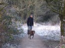 Stunning hoar frost while walking Otis New Years day