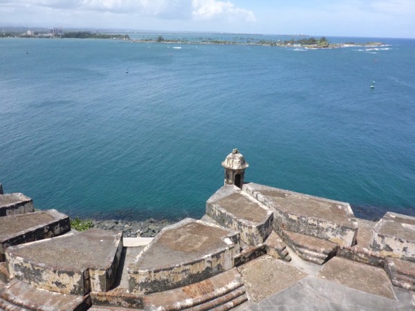 View across bay from San Cristobal Fort San Juan 