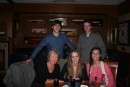 Dinner at the yacht club with the kids and their partners in March