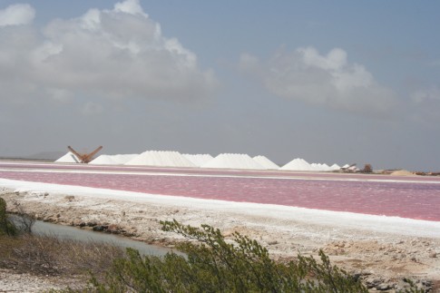 Salt Pans in the southern part of the island