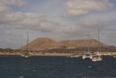 At anchorage in Graciosa just north of Lanzarote
