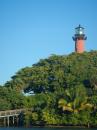 Palm Beach Lighthouse decorated for the holidays