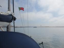 Approaching the harbour entrance