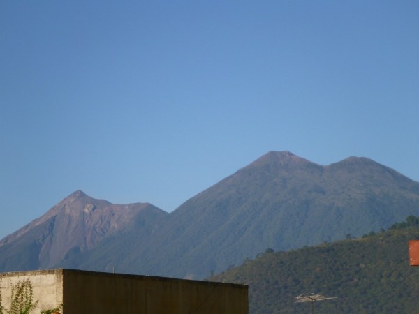 A couple of the volcanoes in Antigua
