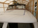 2009 - John Winter Yacht, Oconto, WI - Phase I of our renovation - Cabin top fiberglassed and painted.
