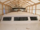 2009 - John Winter Yacht, Oconto, WI - End of Phase I of our renovation - New windows in and cabin top completed.