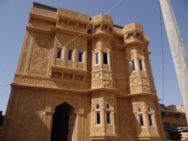 More beautifully carved buildings around Jaisalmer, outside of the fort.