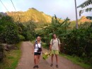 We had made arrangements to trade items from the boat for some FRESH food. On our way back down from the waterfall, we stopped to pick up our fruit: oranges, grapefruit, limes, coconuts and bananas.