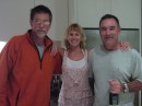 Dave, Caroline and Michael. Dave and Caroline were instrumental in our coming to New Zealand. They spoke so highly of it that we couldn