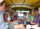 We decided to do a day trip to the Rain Forest Park. The bus we were going to take left early so we hired a truck to take us.