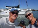 Smokehouse Bay dinghy selfie