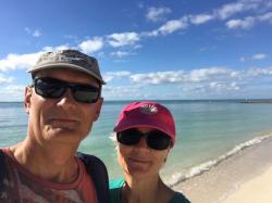 Selfie on Sombrero beach, Marathon