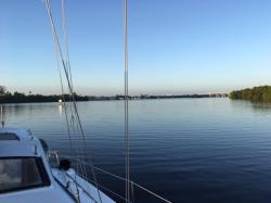 Anchored on the Caloosahatchee river between I75 and a power plant