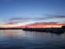 Sunrise on ball "C" at Naples City Dock 