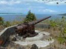 Bora Bora war im zweiten Weltkrieg ein amerikanischer Stützpunkt. Davon sind noch ein par Geschütze zusehen.