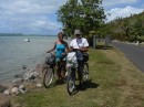 Auf Bora Bora haben wir eine Fahrradtour um die Insel gemacht.