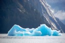 Colorful iceberg in Tracy Arm