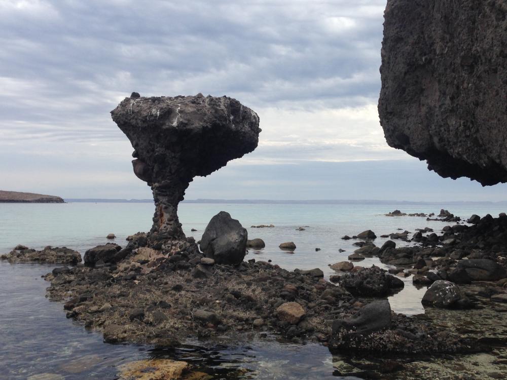 Famous Mushroom Rock near La Paz